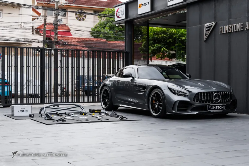 Mercedes Benz AMG GTR โรลบาร์ Belt OMP พาร์ทคาร์บอน Renntech คานาด Usus