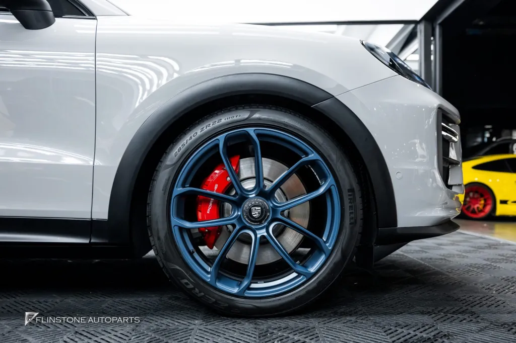 Porsche Cayenne 部件套装 Turbo GT 轮毂 Deep Blue