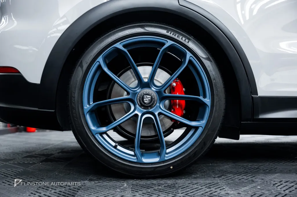 Porsche Cayenne 部件套装 Turbo GT 轮毂 Deep Blue