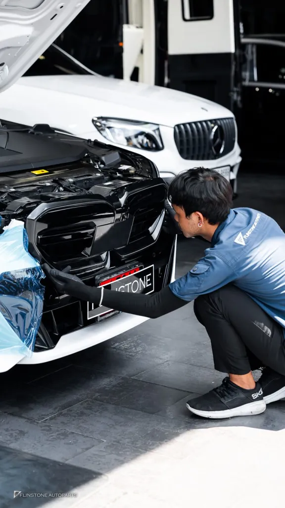 BMW i5 G60 กระจัง Led โลโก้