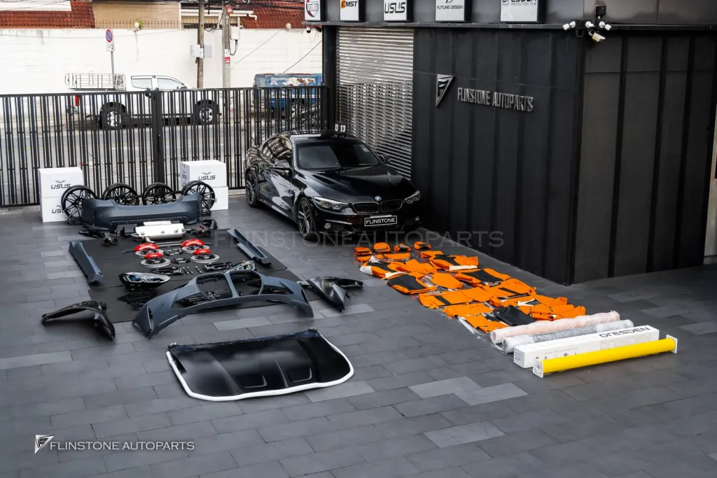 BMW F33 to G82 Full Body Kit Brakes Exhaust Pipe Wheels Usus Orange Interior