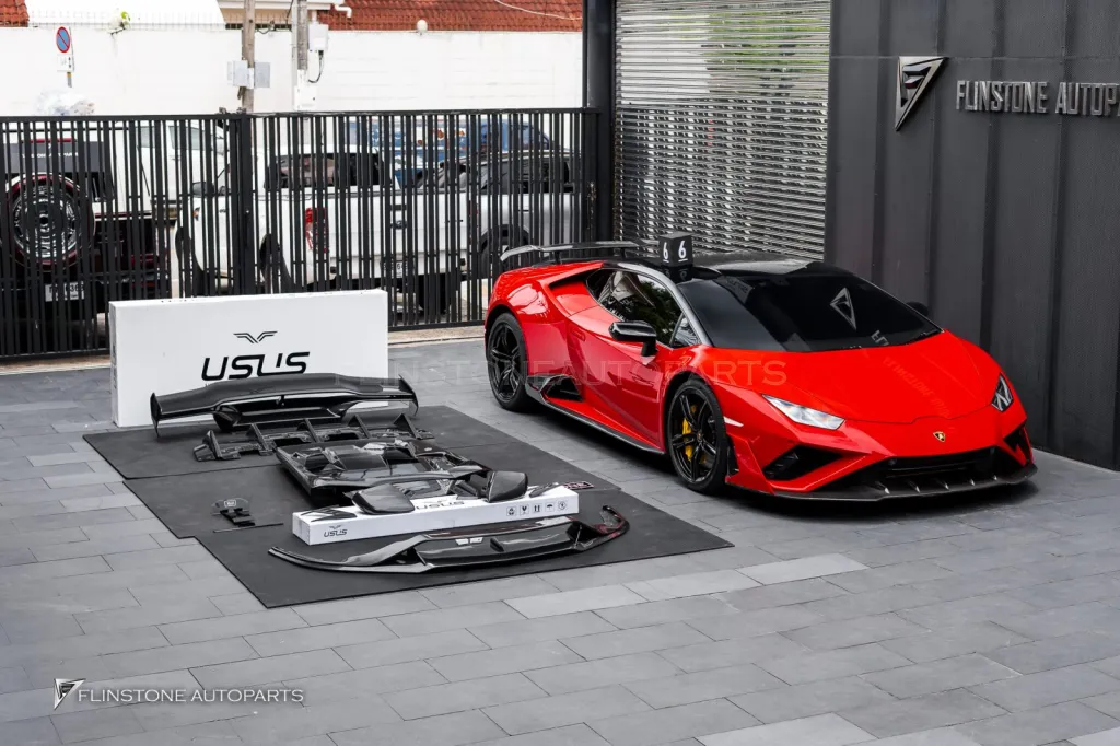 Lamborghini Huracan ชุดพาร์ทคาร์บอนรอบคัน Usus