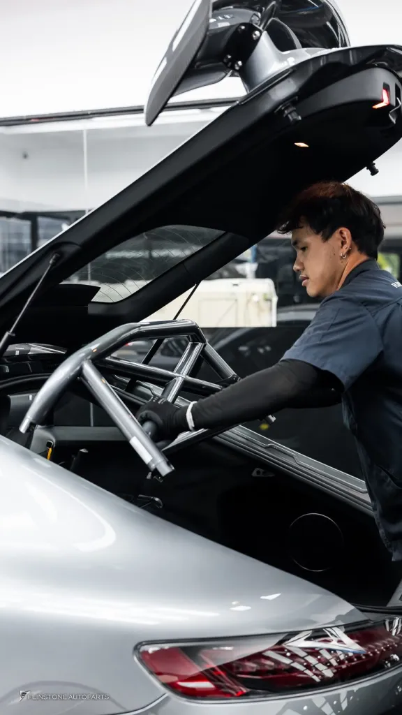 Mercedes Benz AMG GTR โรลบาร์ Belt OMP พาร์ทคาร์บอน Renntech คานาด Usus