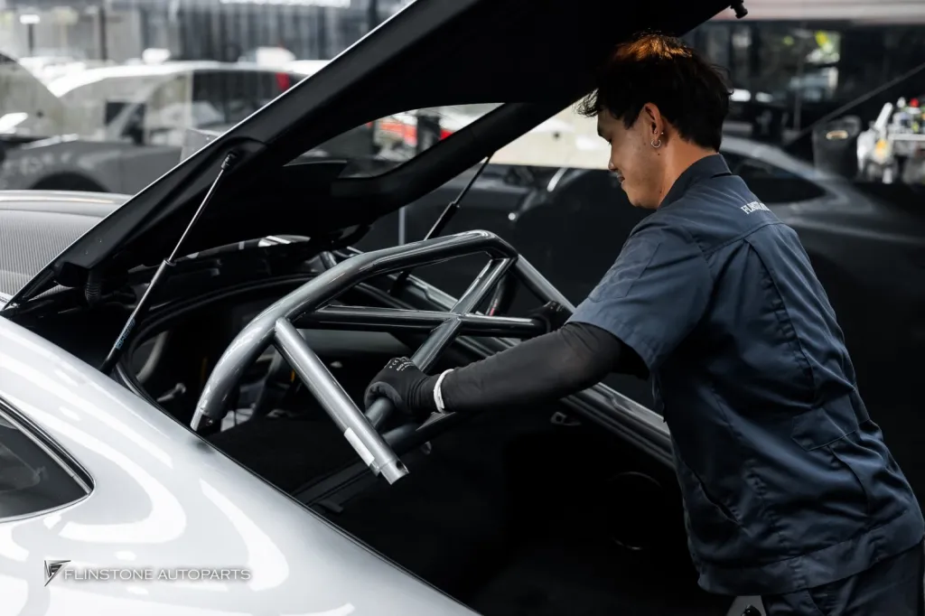 Mercedes Benz AMG GTR โรลบาร์ Belt OMP พาร์ทคาร์บอน Renntech คานาด Usus