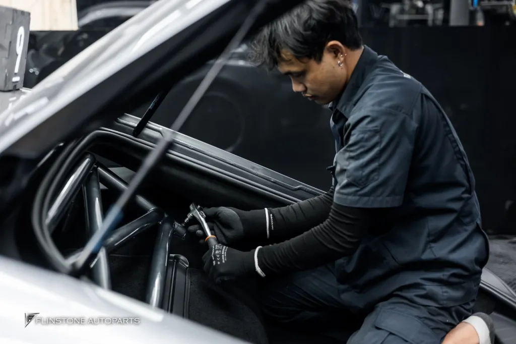 Mercedes Benz AMG GTR โรลบาร์ Belt OMP พาร์ทคาร์บอน Renntech คานาด Usus