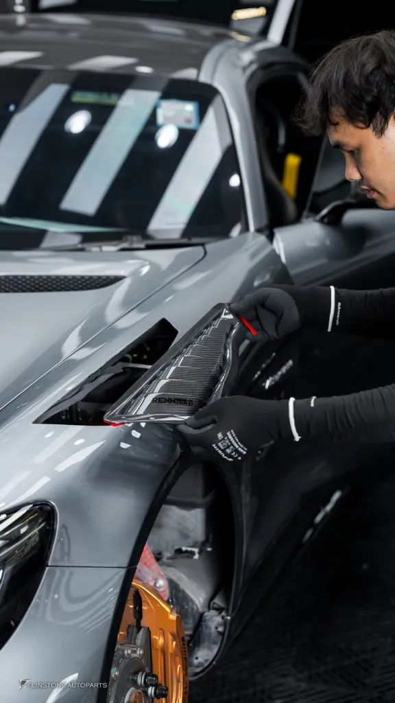 Mercedes Benz AMG GTR โรลบาร์ Belt OMP พาร์ทคาร์บอน Renntech คานาด Usus
