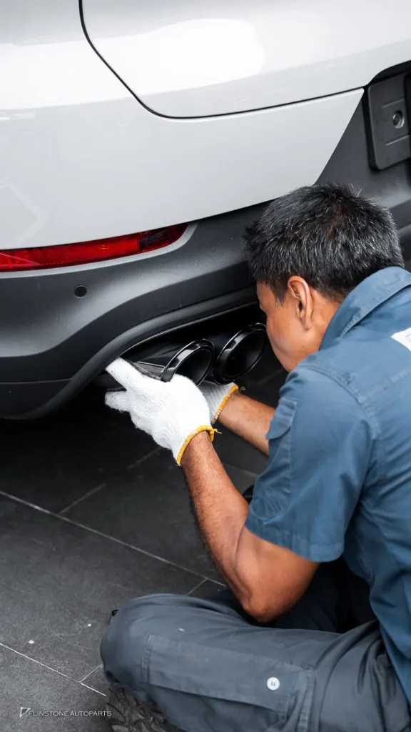 Porsche Cayenne โลโก้ดำ ปลายท่อ