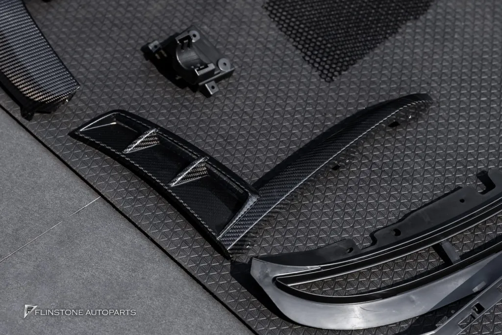 Porsche 718 กันชนหน้า Gt4 พาร์ทคาร์บอนรอบคัน Usus