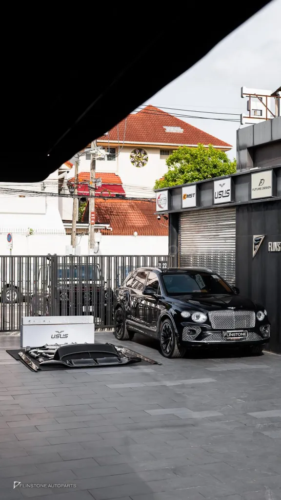 Bentley Bentayga พาร์ทคาร์บอนรอบคัน ท่อ Usus