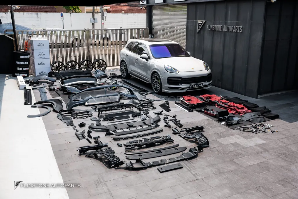 Porsche Cayenne 958 to 9Y 0.2 ชุดพาร์ทรอบคัน ภายใน 9Y 0.1 ล้อ Usus