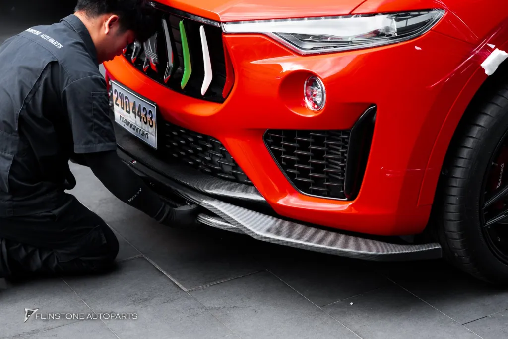 Maserati levante ล้อ Center lock Usus Downpipe Usus พาร์ทคาร์บอน Maxton Design กล่องจูน