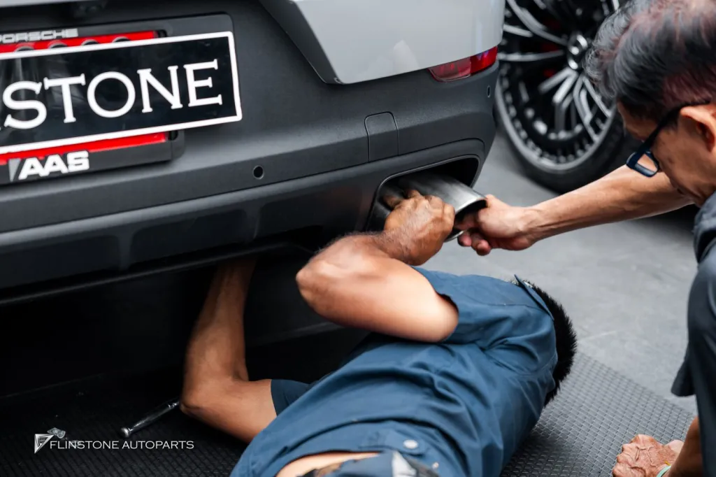 Porsche Cayenne 排气尾喉
