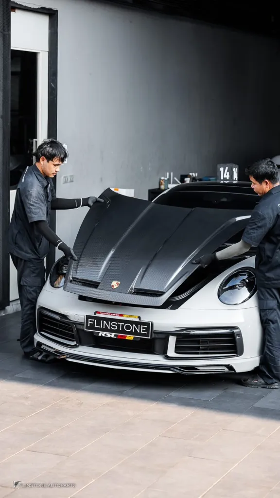 Porsche 992 ฝากระโปรง Techart
