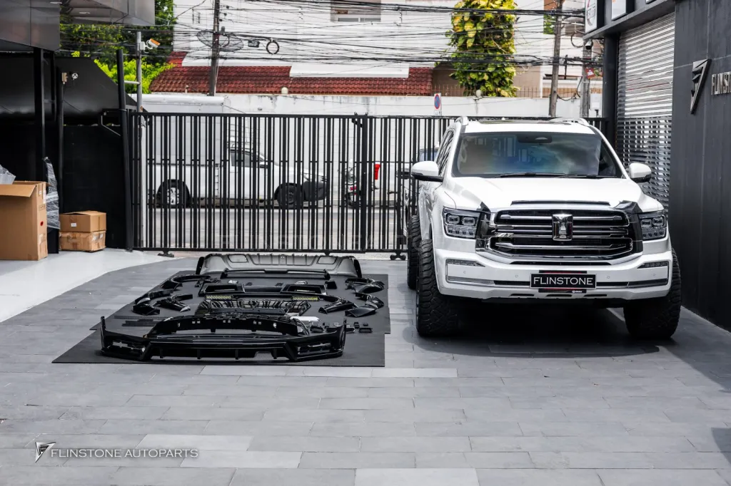 GWM Tank 500 ชุดพาร์ทดำเงารอบคัน ฝากระโปรง กันชน LED หลังคา กระจัง