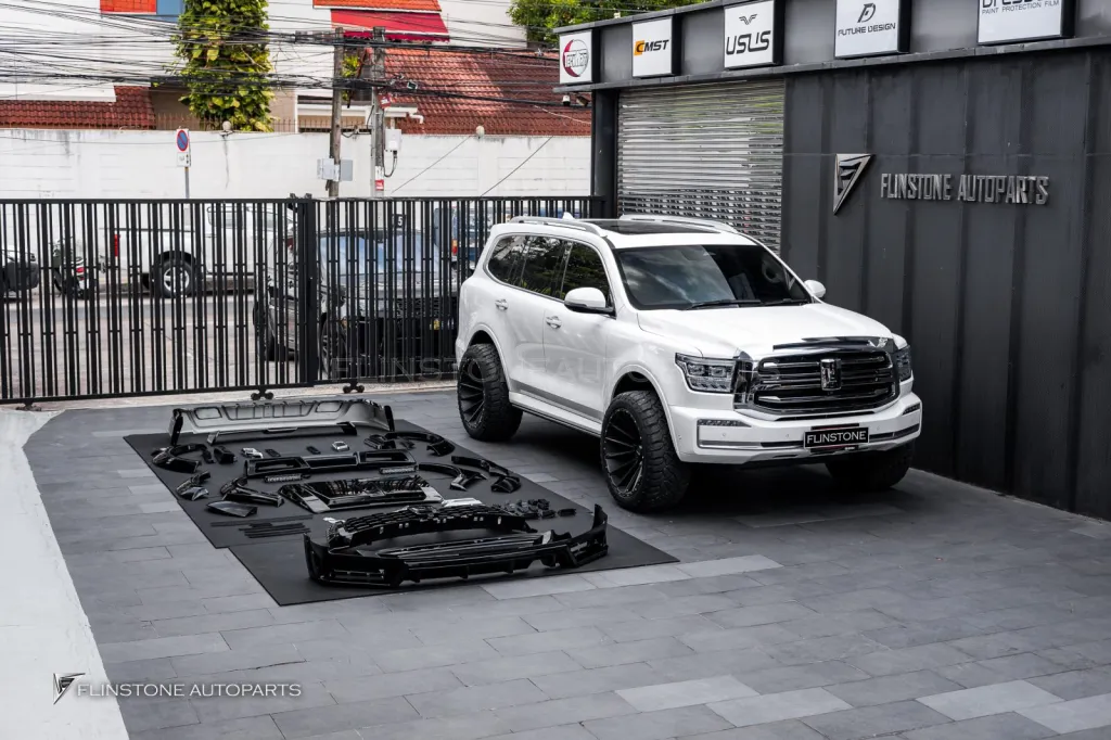GWM Tank 500 ชุดพาร์ทดำเงารอบคัน ฝากระโปรง กันชน LED หลังคา กระจัง