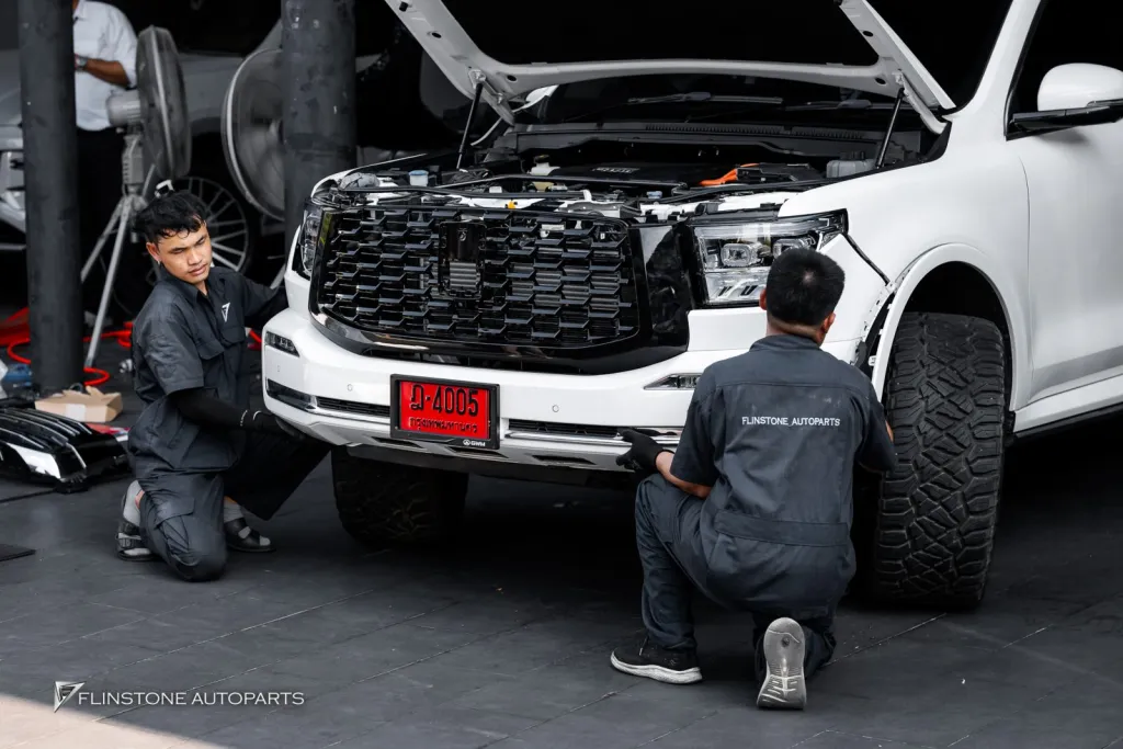 GWM Tank 500 ชุดพาร์ทดำเงารอบคัน ฝากระโปรง กันชน LED หลังคา กระจัง