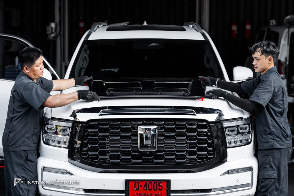 GWM Tank 500 ชุดพาร์ทดำเงารอบคัน ฝากระโปรง กันชน LED หลังคา กระจัง