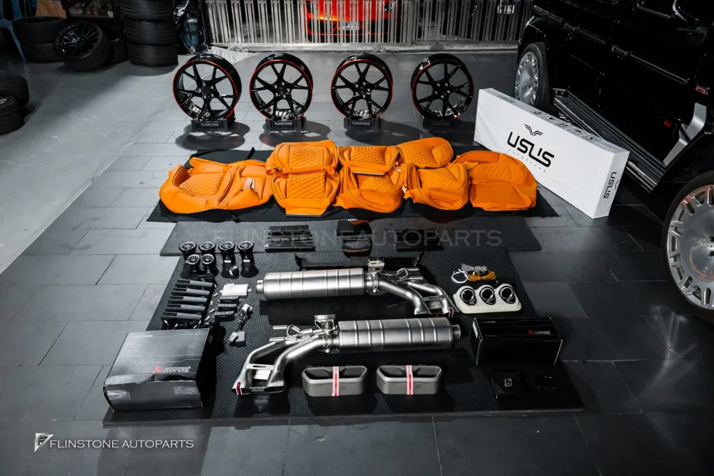 Mercedes Benz Gclass 排气管 Akrapovic 内饰轮毂
