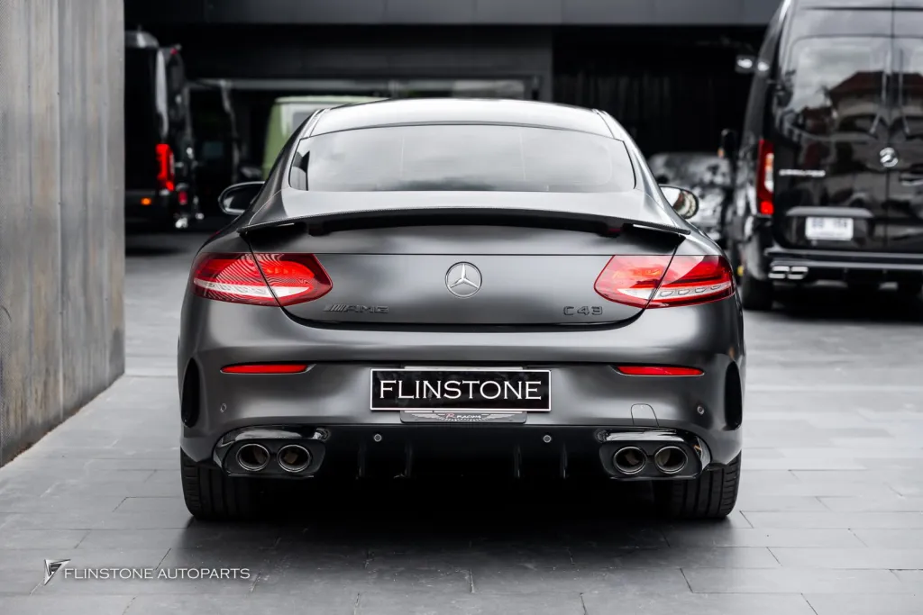 Mercedes Benz C205 Spoiler rear carbon trim