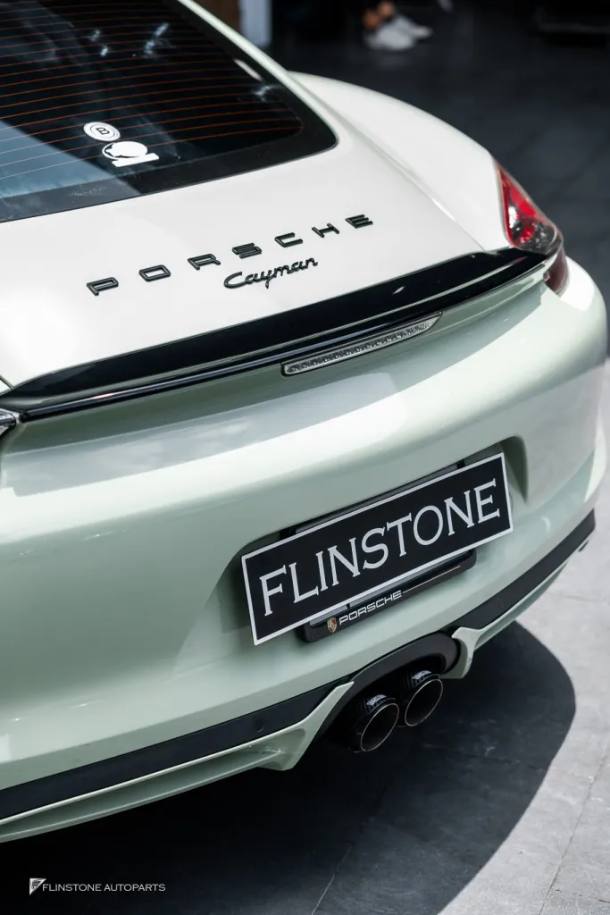 Porsche cayman 981 พวงมาลัย ปลายท่อ