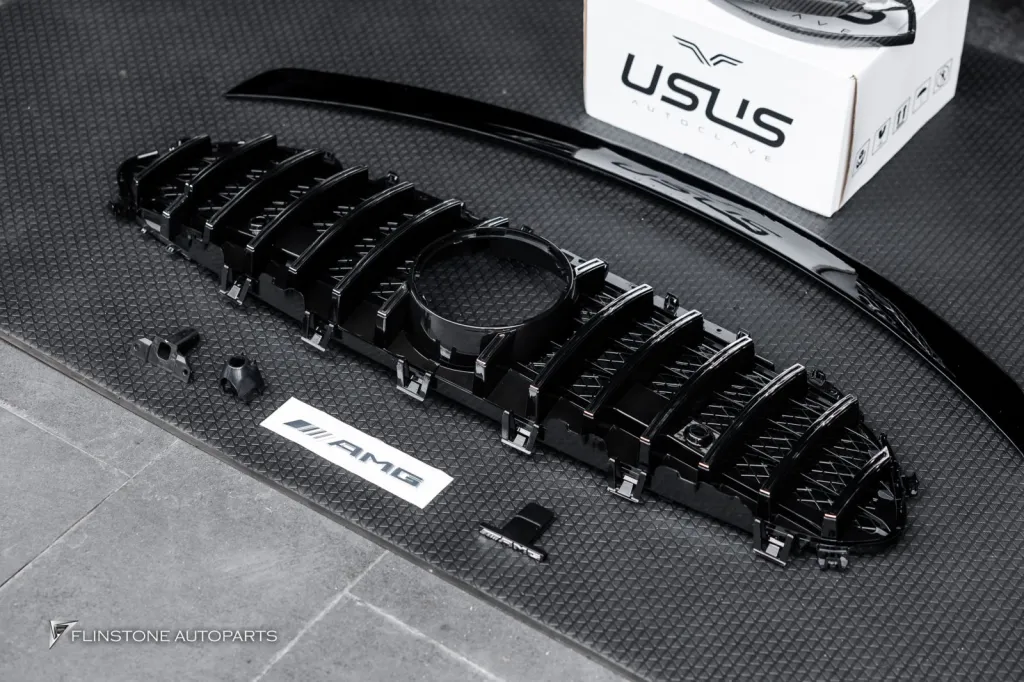 Mercedes Benz Cls กระจัง สปอยเลอร์ โลโก้ กระจก Usus