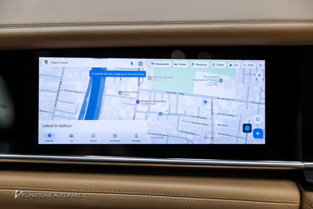 Porsche Panamera จอ Dual Screen พวงมาลัย ช่องแอร์