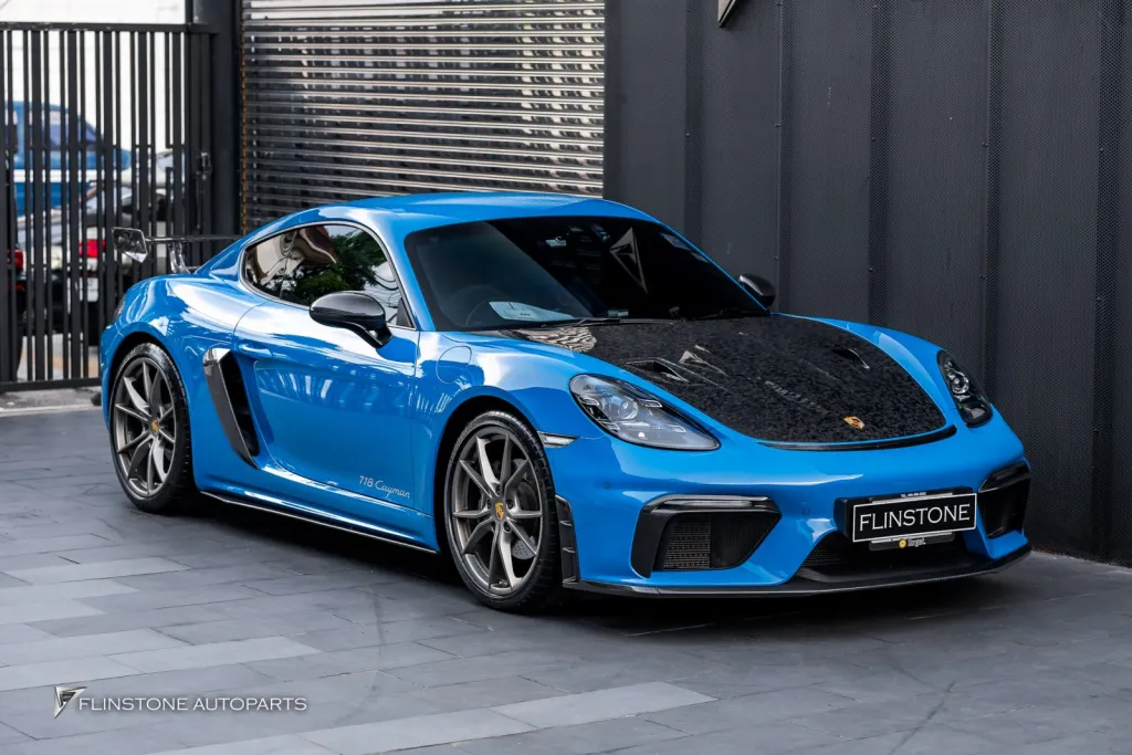 Porsche 718 กันชนหน้า Gt4 พาร์ทคาร์บอนรอบคัน Usus