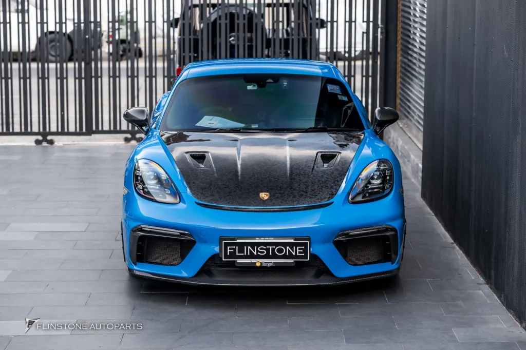 Porsche 718 กันชนหน้า Gt4 พาร์ทคาร์บอนรอบคัน Usus