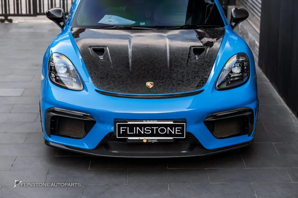 Porsche 718 กันชนหน้า Gt4 พาร์ทคาร์บอนรอบคัน Usus