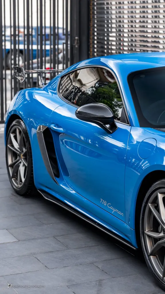 Porsche 718 กันชนหน้า Gt4 พาร์ทคาร์บอนรอบคัน Usus