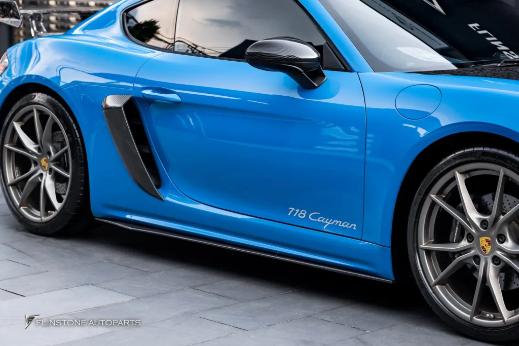Porsche 718 กันชนหน้า Gt4 พาร์ทคาร์บอนรอบคัน Usus