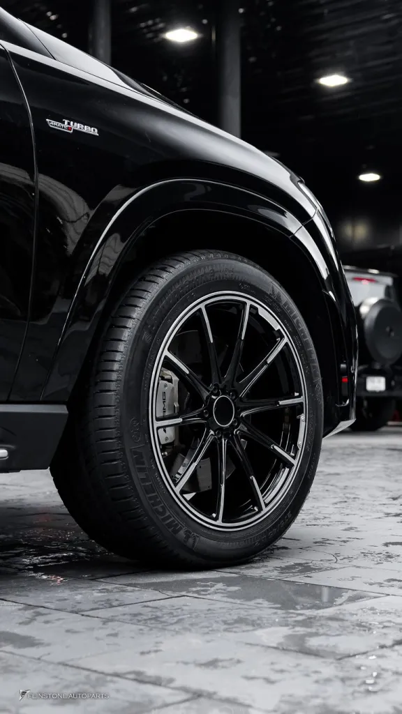 Mercedes Benz GLE โลโก้ ล้อ