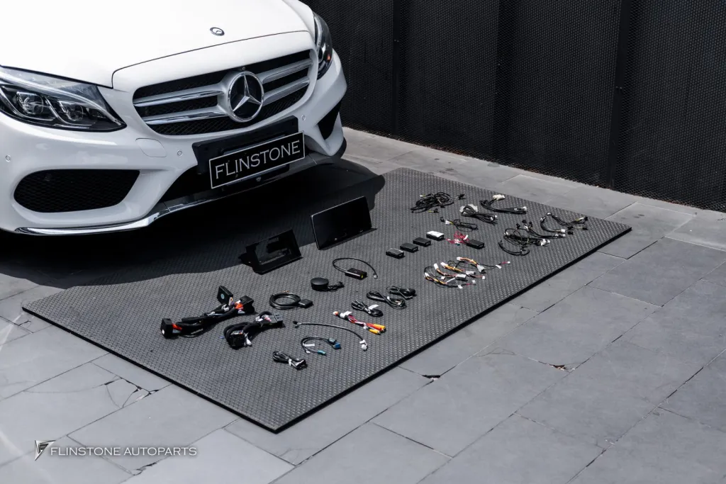 Mercedes Benz w205 จอแอนดรอยไฟแอมเบี้ยน