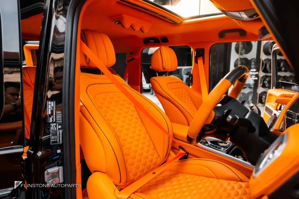 Mercedes Benz Gclass Belt orange