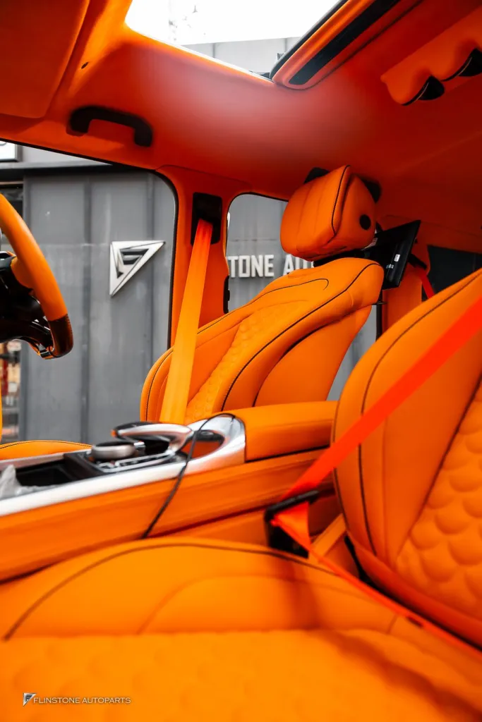 Mercedes Benz Gclass Belt 橙色