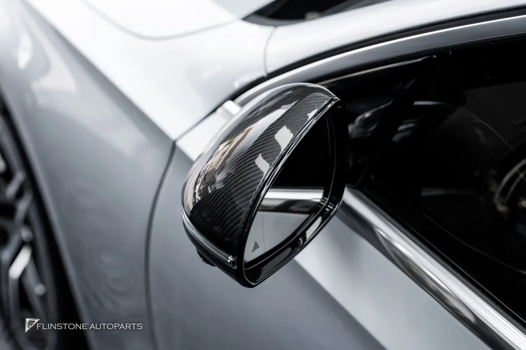 Mercedes Benz W214 ไฟหน้าแท้ กระจกคาร์บอน Usus