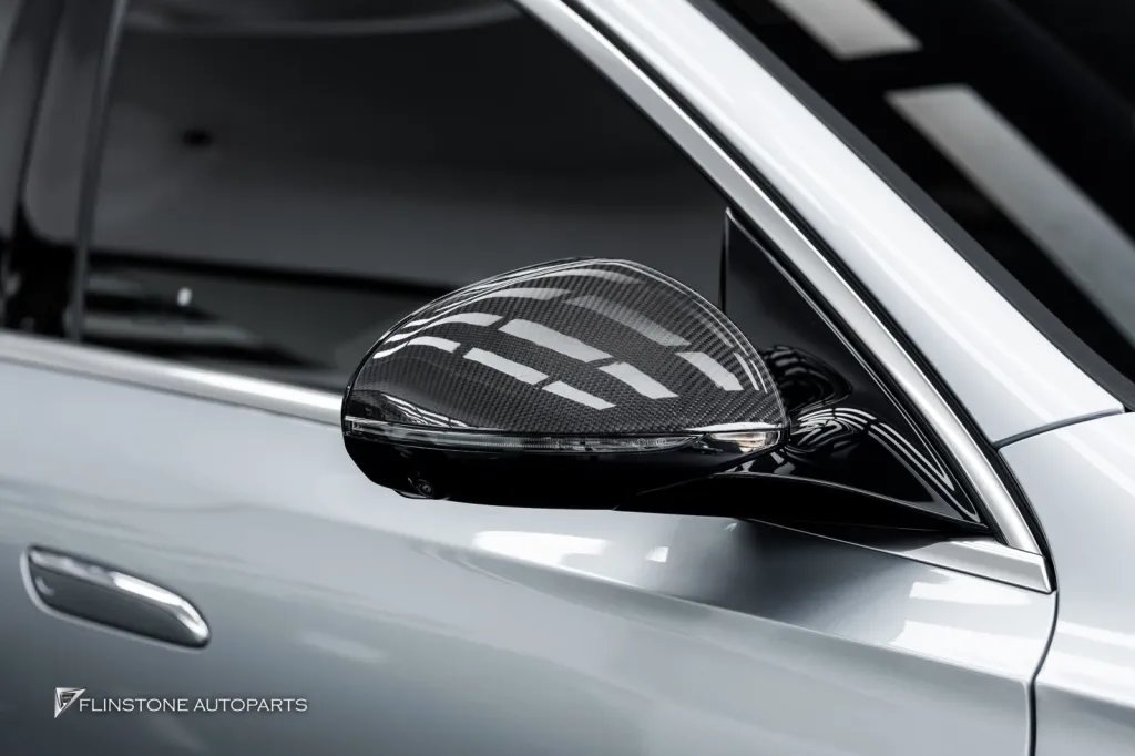 Mercedes Benz W214 ไฟหน้าแท้ กระจกคาร์บอน Usus