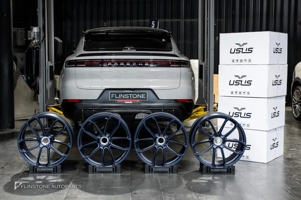 Porsche Cayenne ล้อ Deep Blue Usus