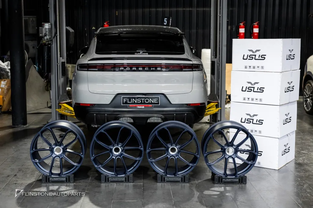 Porsche Cayenne ล้อ Deep Blue Usus