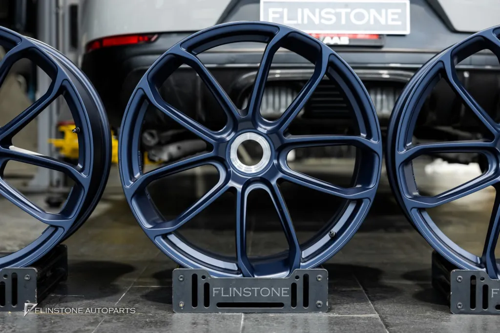 Porsche Cayenne ล้อ Deep Blue Usus