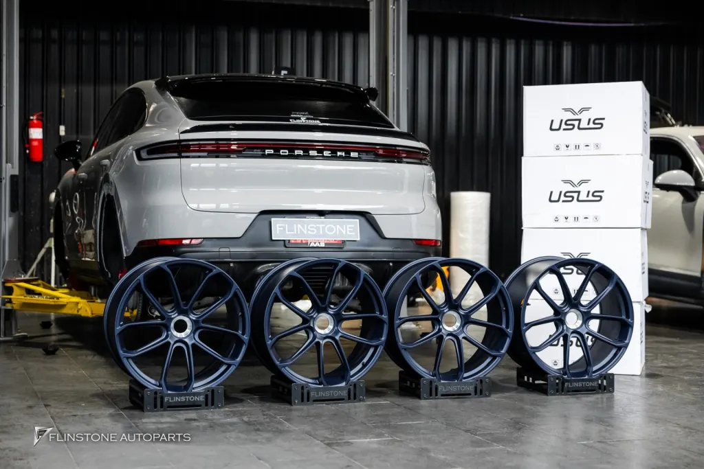 Porsche Cayenne ล้อ Deep Blue Usus