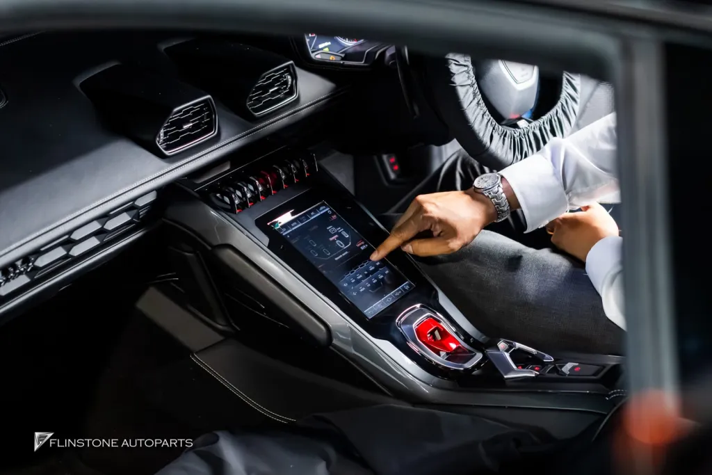 Lamborghini Huracan จอ android แท่นยึดป้ายทะเบียน