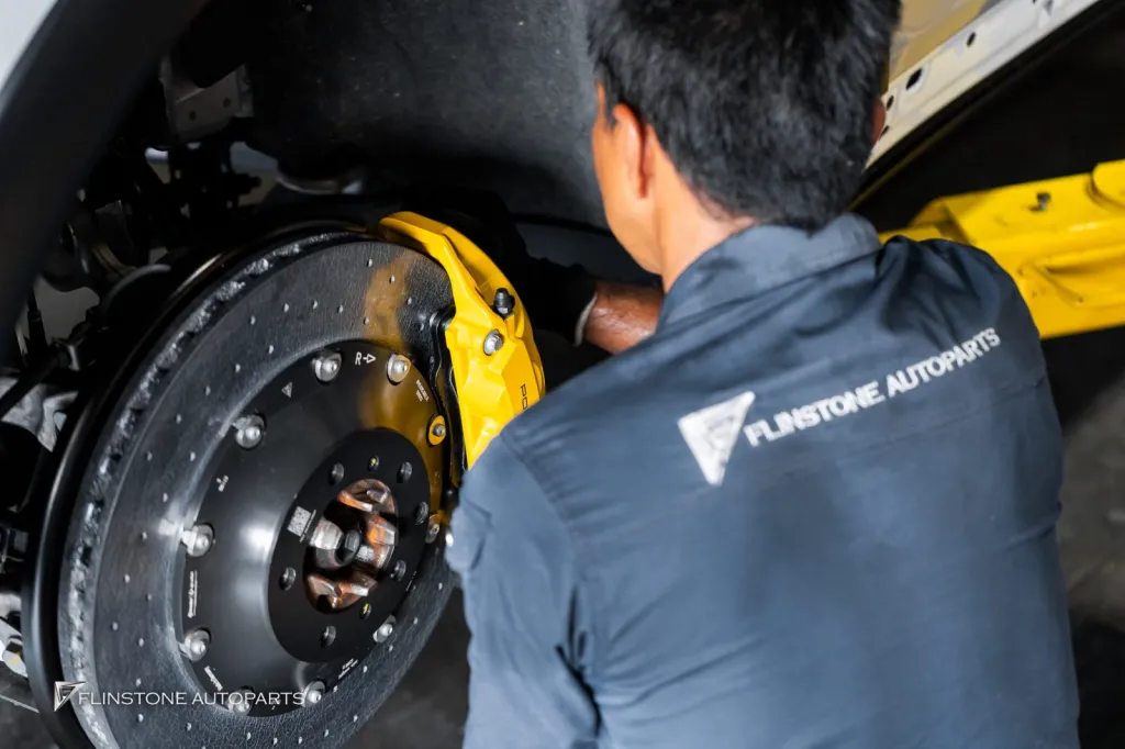 Porsche Cayenne เบรค PCCB ล้อ Deep Blue