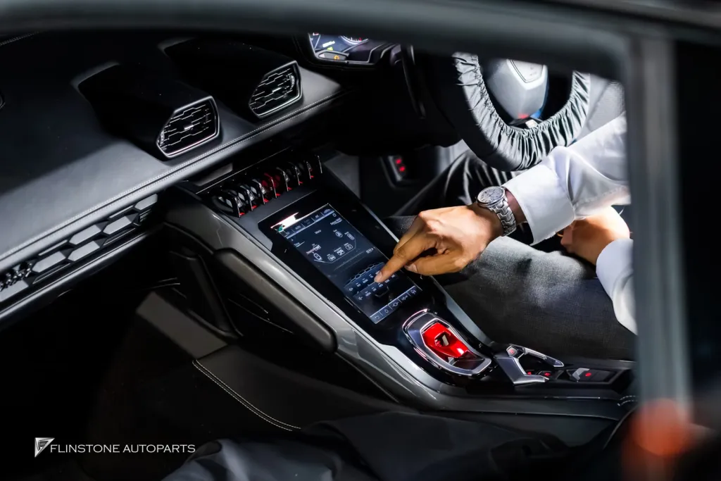Lamborghini Huracan จอ android แท่นยึดป้ายทะเบียน