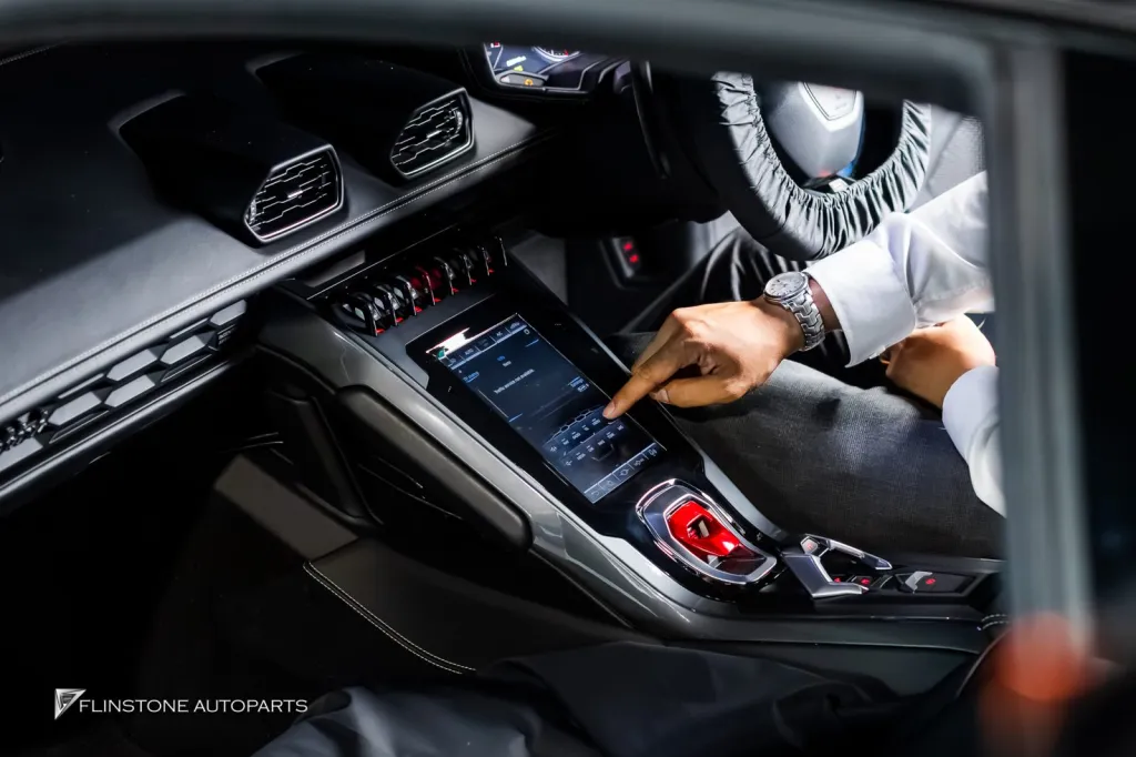 Lamborghini Huracan จอ android แท่นยึดป้ายทะเบียน
