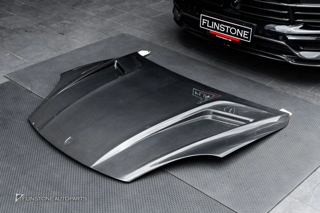 Porsche Cayenne ฝากระโปรงคาร์บอน ทรง Techart