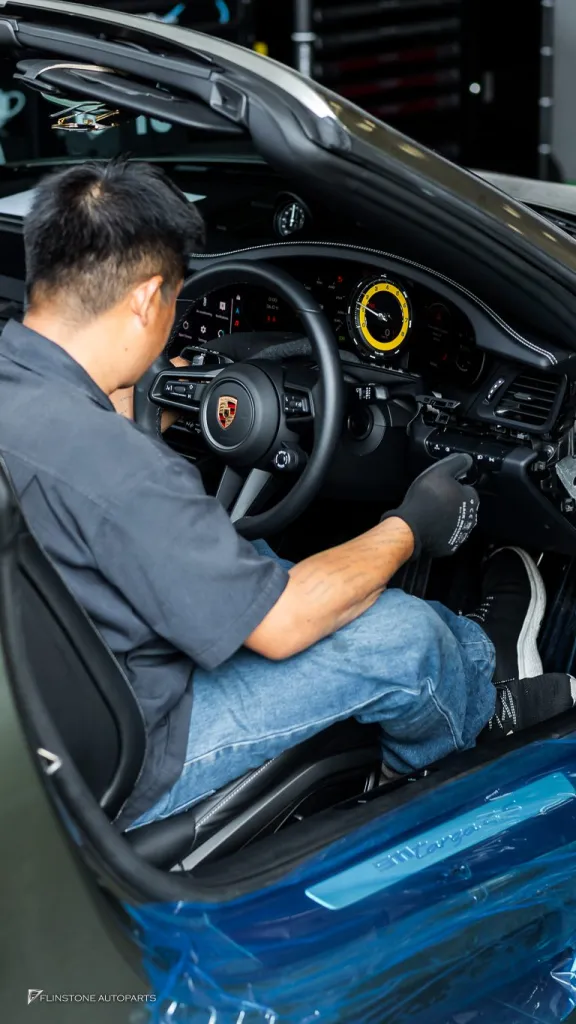 Porsche 992 Targa4s Belt Stop Watch
