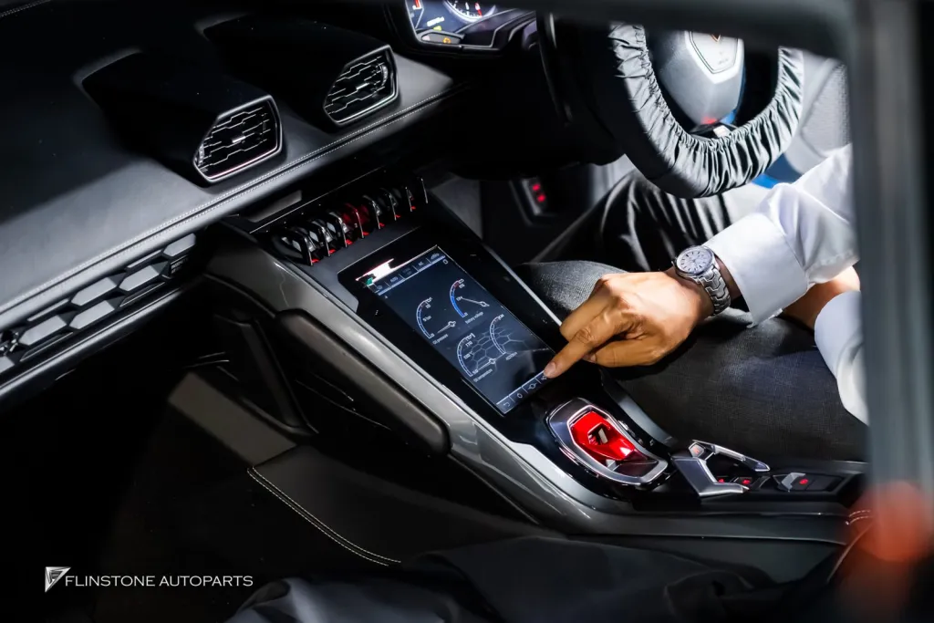 Lamborghini Huracan จอ android แท่นยึดป้ายทะเบียน