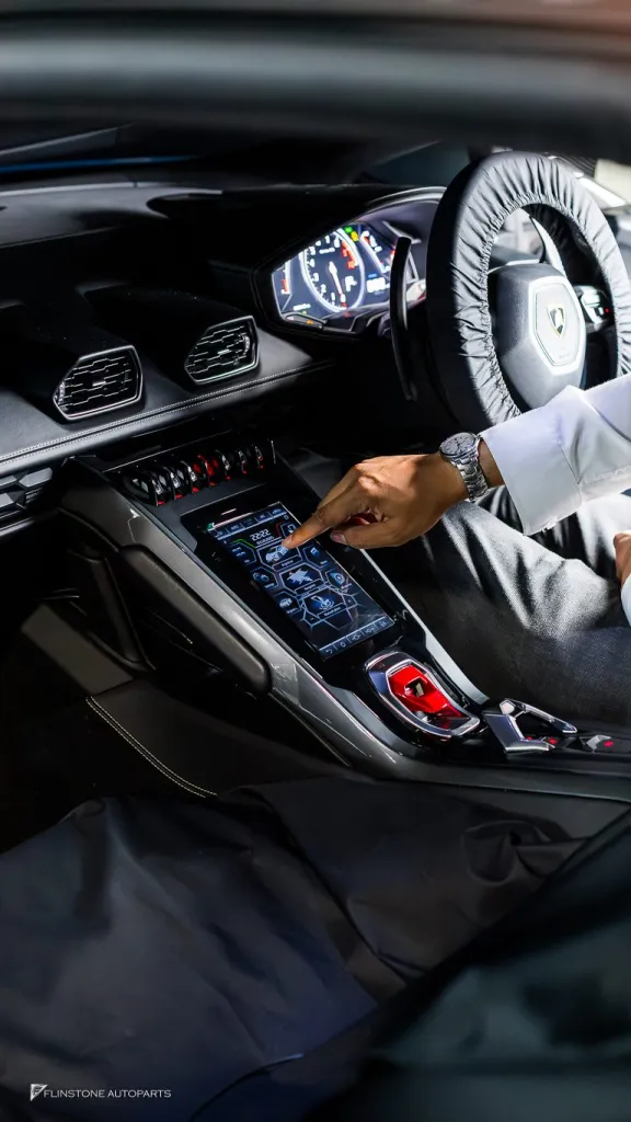 Lamborghini Huracan จอ android แท่นยึดป้ายทะเบียน
