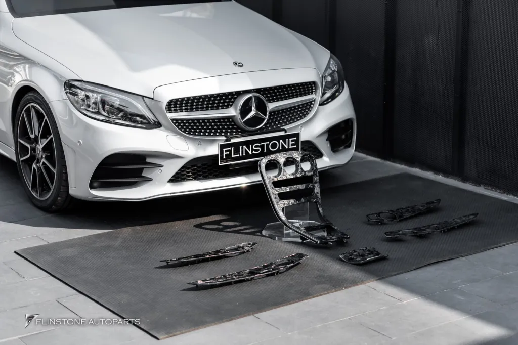 Mercedes Benz W205 锻造碳纤维内饰